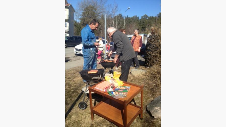 Grillmästare i solen
